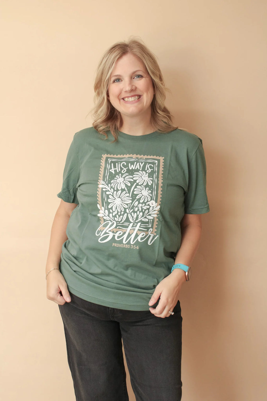 HIS WAY IS BETTER REG/CURVY GRAPHIC TEE