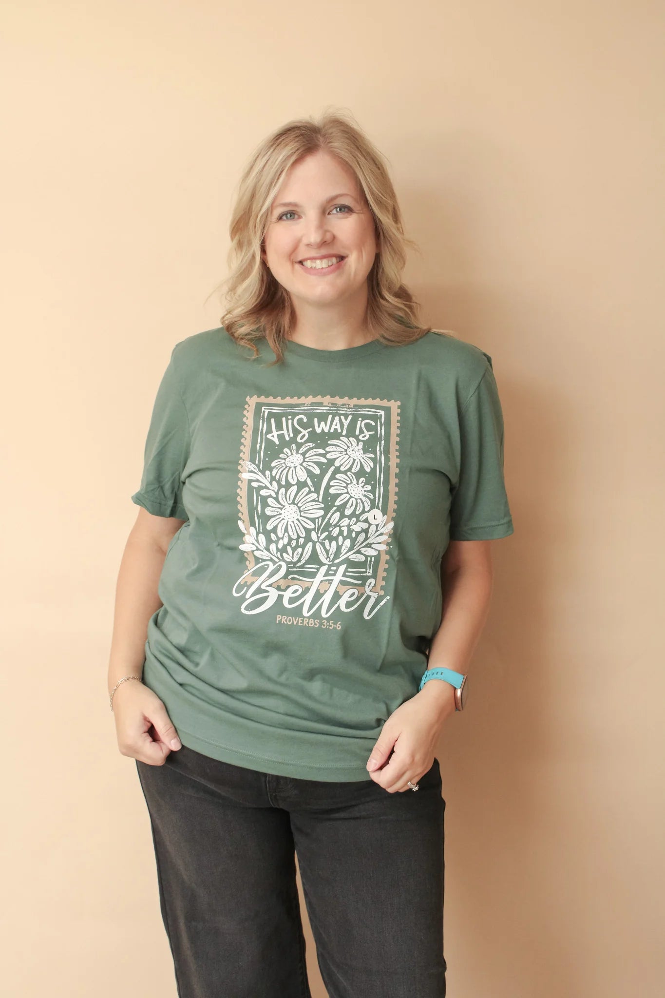 HIS WAY IS BETTER REG/CURVY GRAPHIC TEE