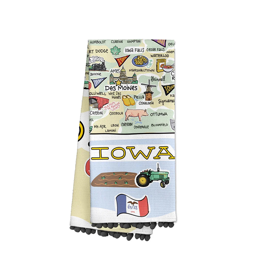IOWA TEA TOWEL BY SWIG