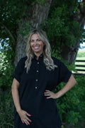 LUELLA MINERAL WASHED MINI SHIRT DRESS