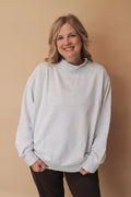 PAIGE REG/CURVY OVERSIZED MOCKNECK